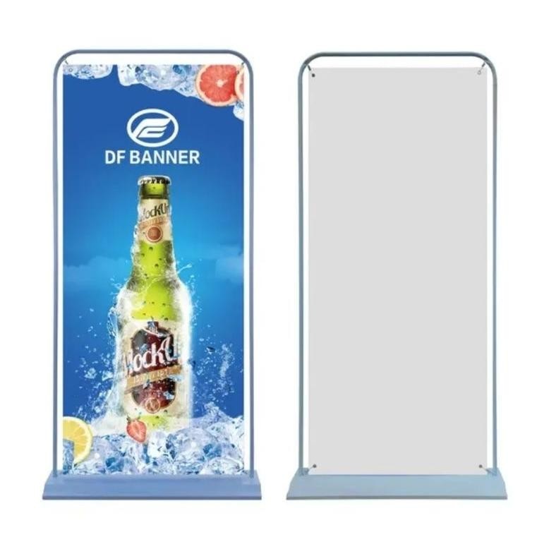 Jual TR21 Stand Banner Besi Door Frame 60x160, Standing Banner Frame ...