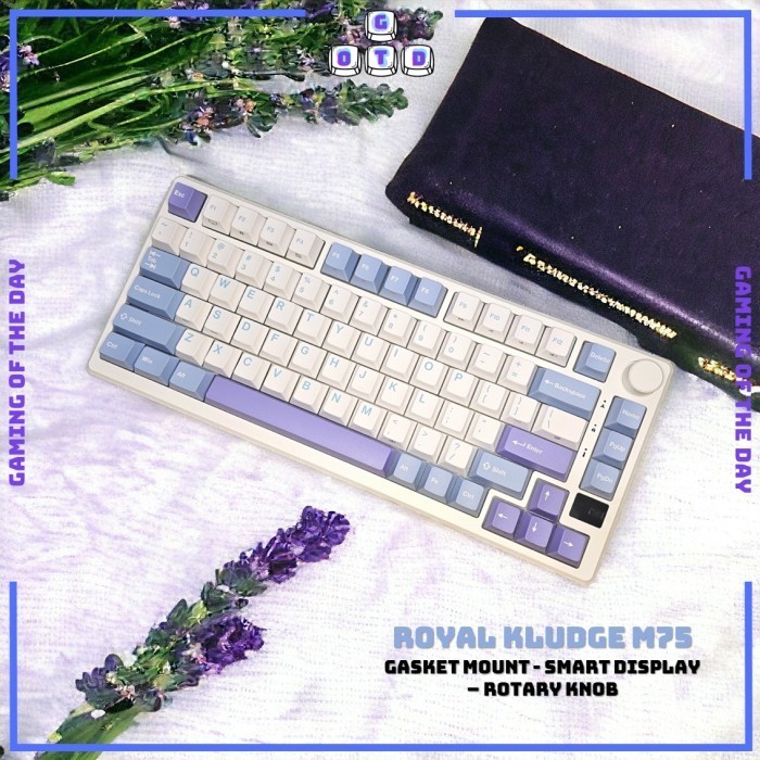 Jual Royal Kludge RK M75 3-Mode Gasket LED Mechanical Keyard Wireless ...