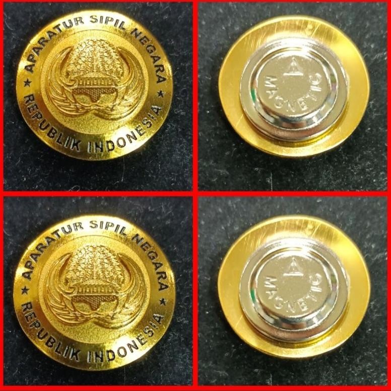 Jual Pin Asn Pin/ Aparatur Sipil Negara/ Pin Korpri/ Pin / Asn/ Korpri ...