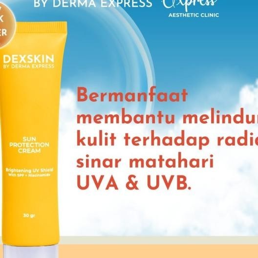 Jual Derma Express _ Sun Protection Cream Spf 30 Bpom / Dexskin ...