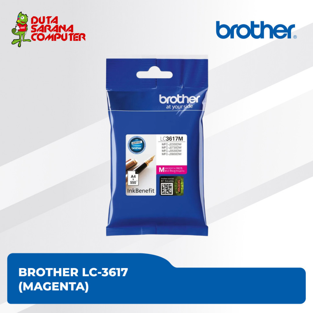 Jual BROTHER LC-3617 INK BLACK CYAN MAGENTA YELLOW | Shopee Indonesia