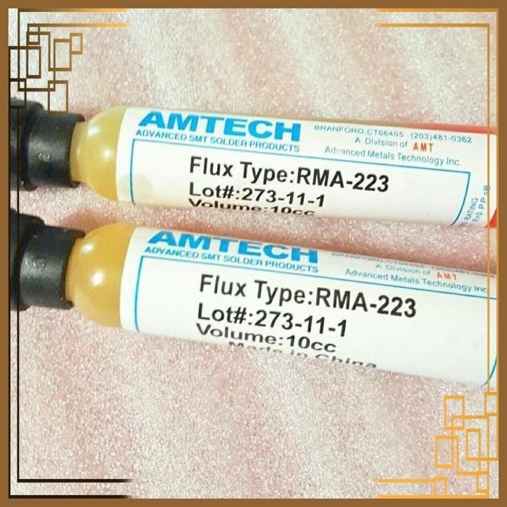 Jual [PMT] FLUX AMTECH RMA 223 FLUX AMTECH FLUKS AMTECH PASTA SOLDER ...