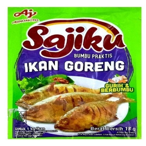 Jual S30374 SAJIKU RACIK BUMBU IKAN GORENG 18GR MAJU BERSAMA (20250715 ...