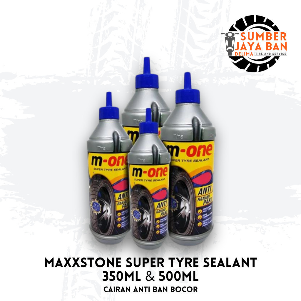 Jual M-One Tyre Sealant / M One Mone Cairan Anti Ban Bocor 350ml 500ml ...