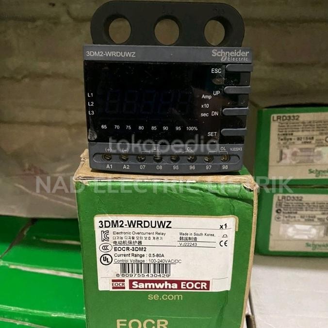 Jual Electronic Over Current Relay Eocr 3Dm2-Wrduwz Original Original ...