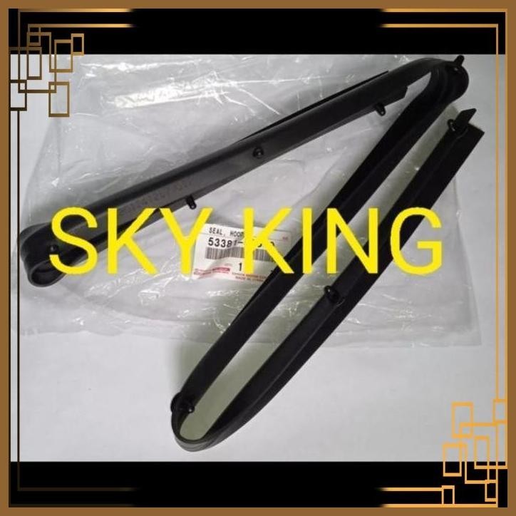 Jual [SKY] KARET SEAL SIL KAP MESIN HOOD RADIATOR LAND CRUISER LC VX 80 ...