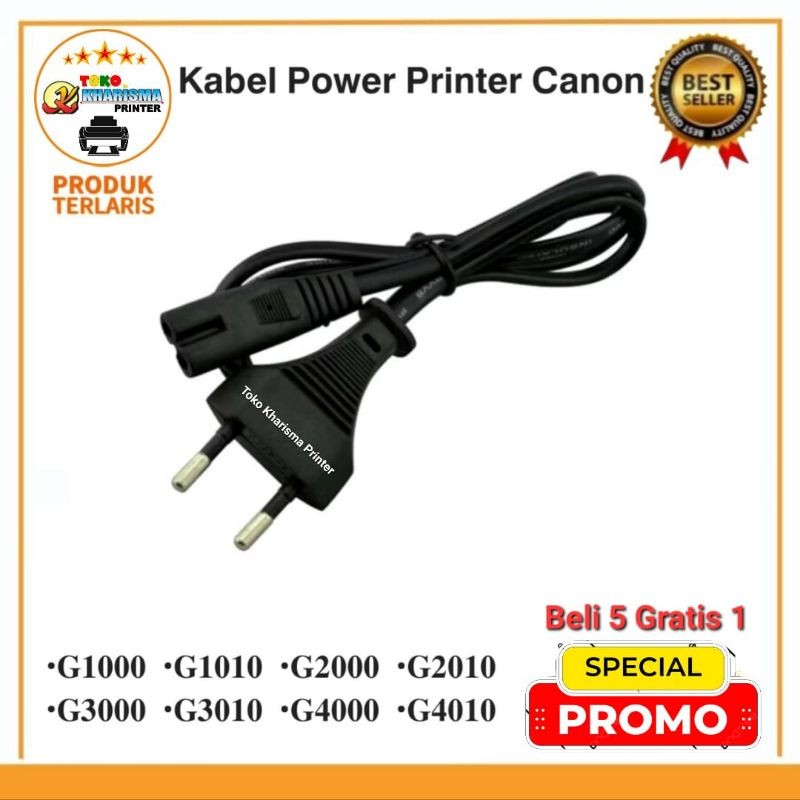 Jual Kabel Power Printer Canon G1000 G1010 G1020 G2000 G2010 G2020 ...