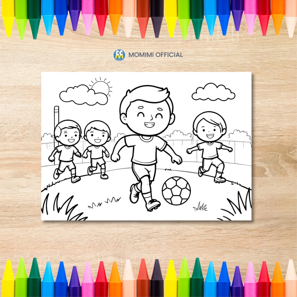 Jual Kertas Mewarnai Anak / Kertas Gambar Mewarnai Untuk Anak Paud Tk