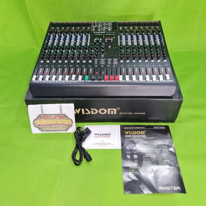 Jual Wisdom Master 16 16-Channel Mixer Audio dengan Bluetooth Dan Efek ...