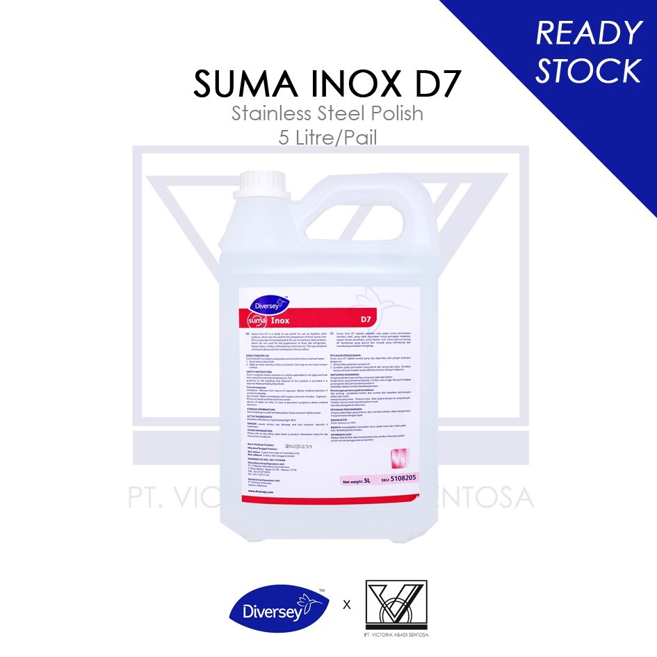 Jual Diversey SUMA INOX D7 - Stainless Steel Polish | Shopee Indonesia