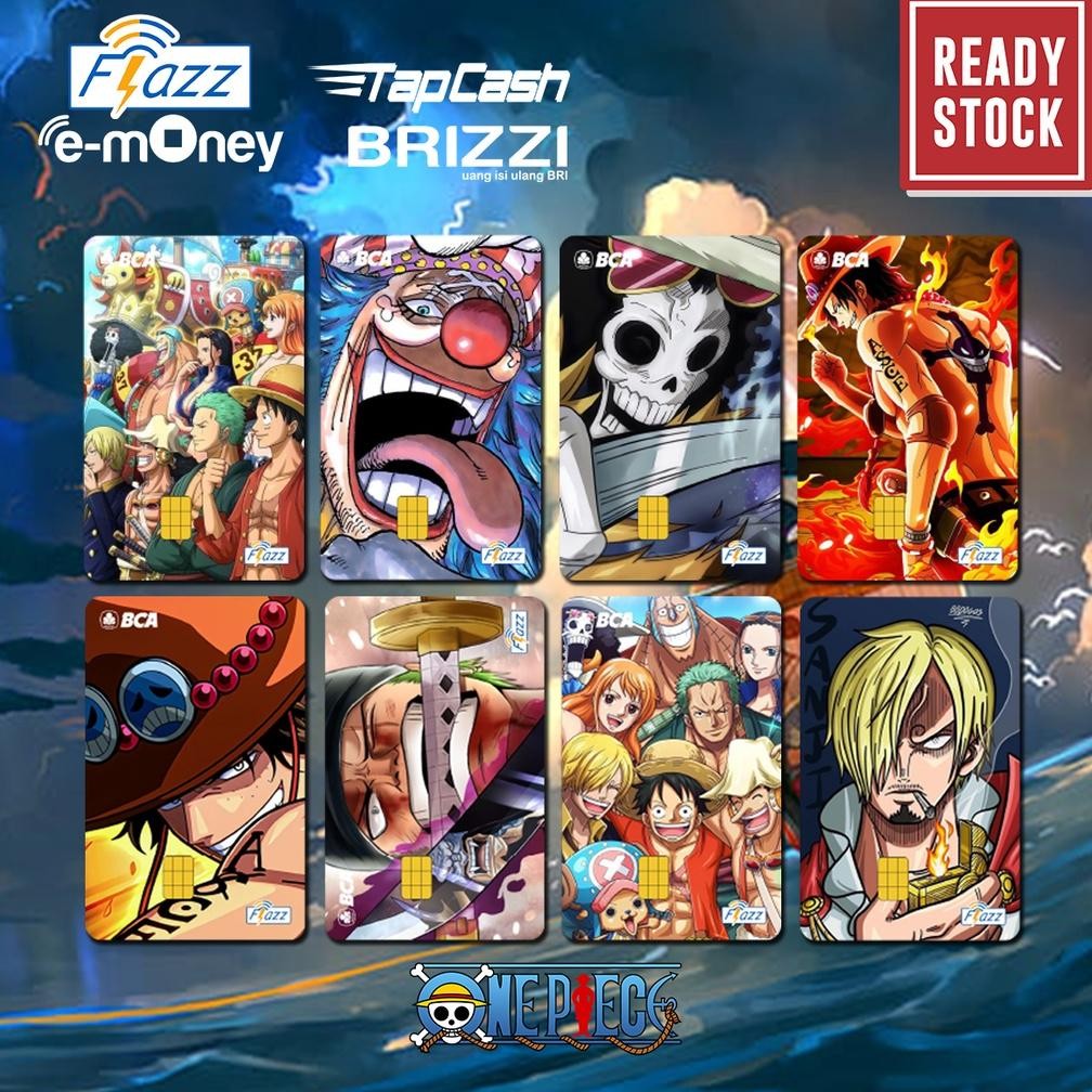 Jual PROMO Emoney mandiri flazz bca gen 2 brizzi tap cash custom Anime ...