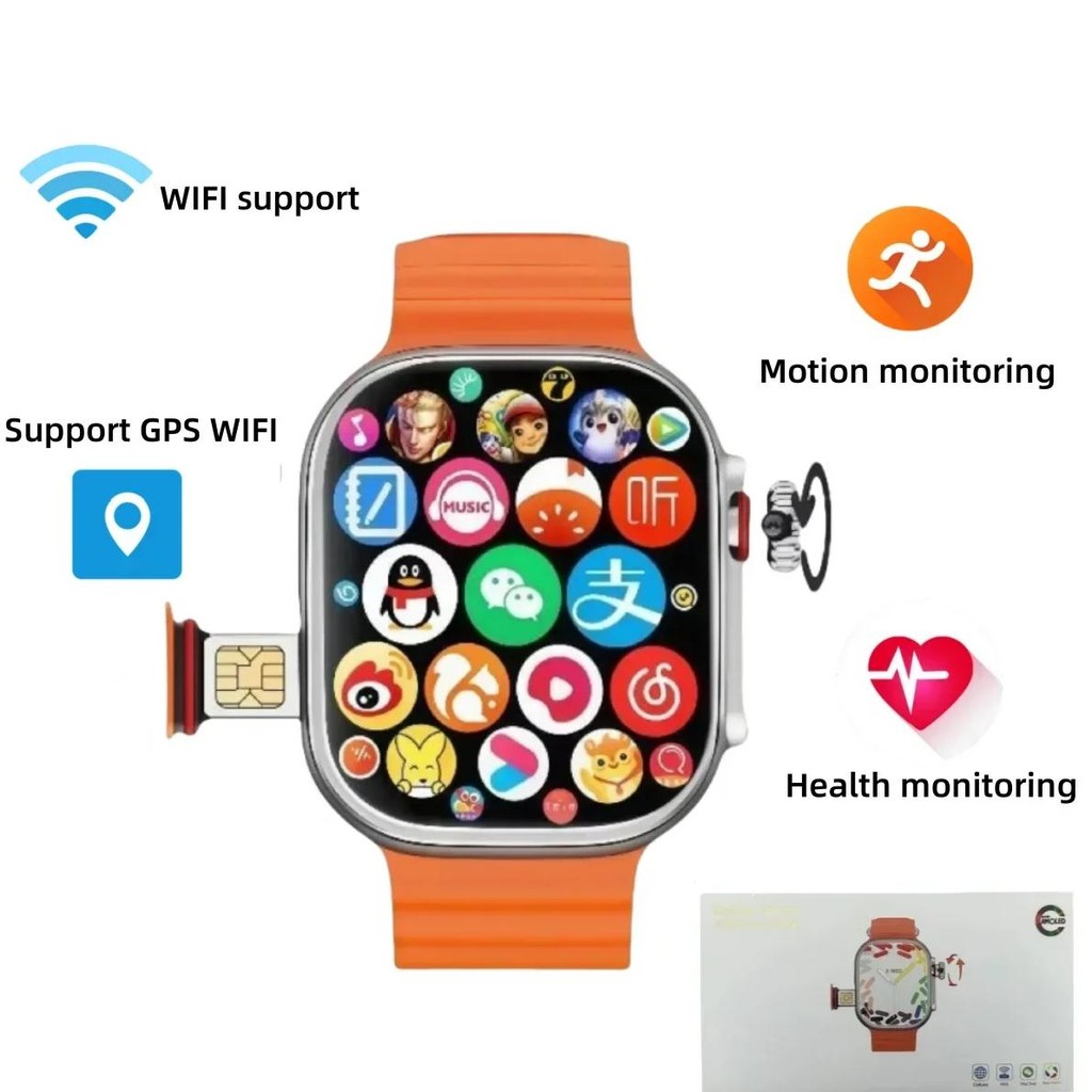 Jual Global Version Original Cds9 Ultra Smartwatch Android 9.0 4G ...