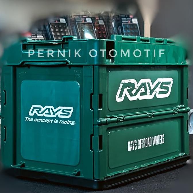 Jual Rays Official Container Box 20L Olive Green Original Toolbox Tool ...