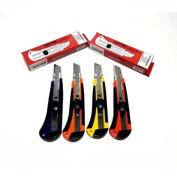 Jual Up Harga Grosir ( 1 Dus /12 Pcs) Pisau Cutter Besar Squeezy L-500 ...