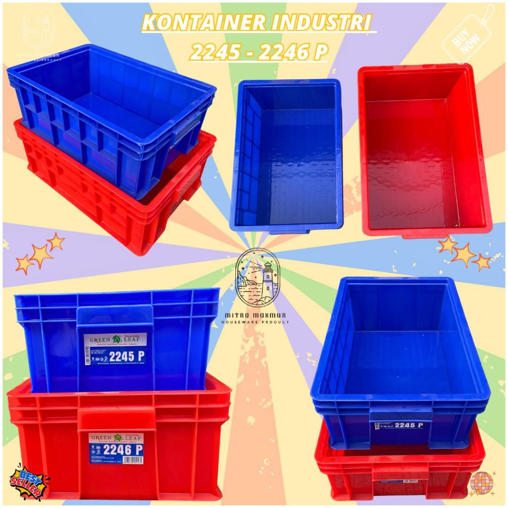 Jual Keranjang Industri 2245 2246 P / Container Box Industri Rapat ...
