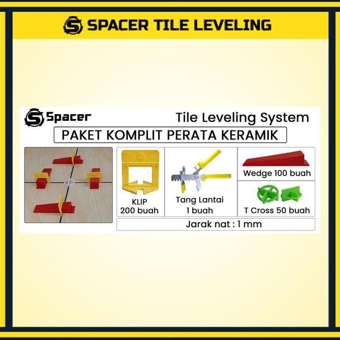 Jual Starter Pack Tile Leveling System Model Klip Wedge - Spacer ...