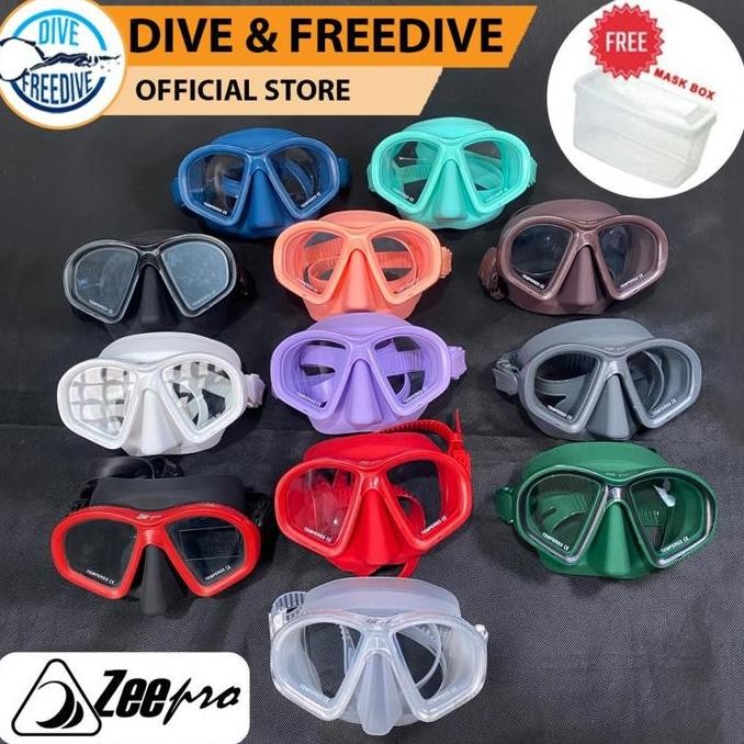 Jual Mask Zeepro Low Volume Freedive Spearfishing Masker Selam Apnea ...