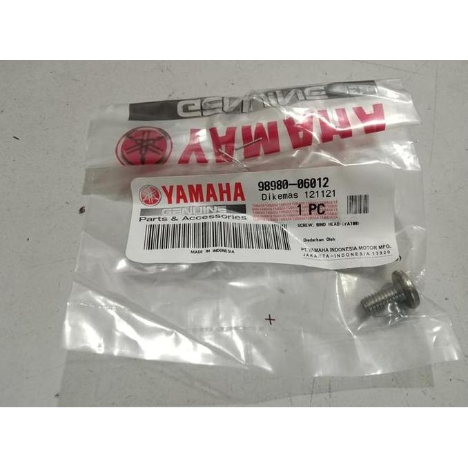 Jual Screw Bind / Baut tameng knalpot mio lama 98980-06012 BARU ...