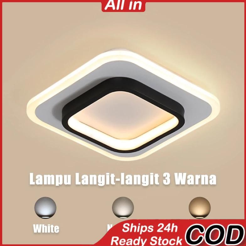 Jual Terlaris 3 Warna Lampu Plafon Led Lampu Hias Rumah Ruang Tamu ...