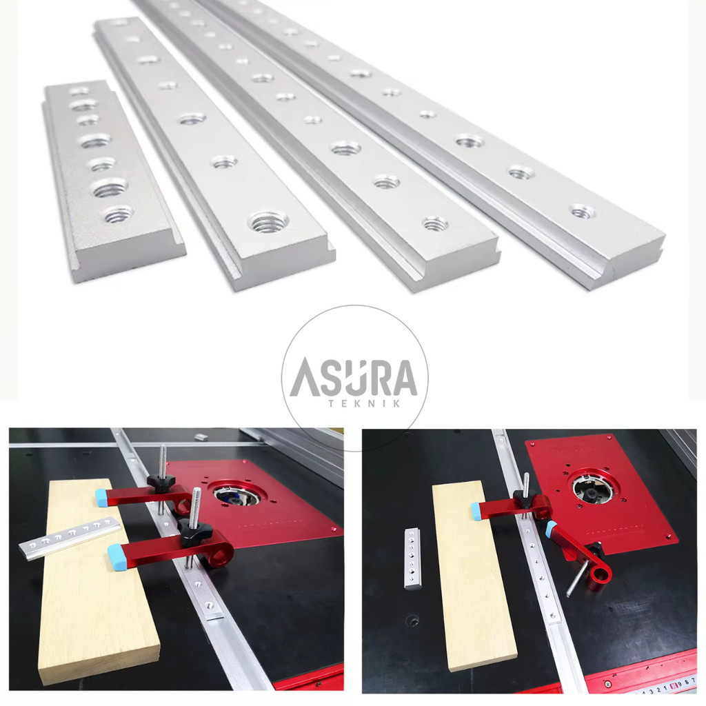 Jual NUT SLIDER RUNNER ALUMINIUM MITER T-TRACK M6 M8 WNEW 100MM 200MM ...