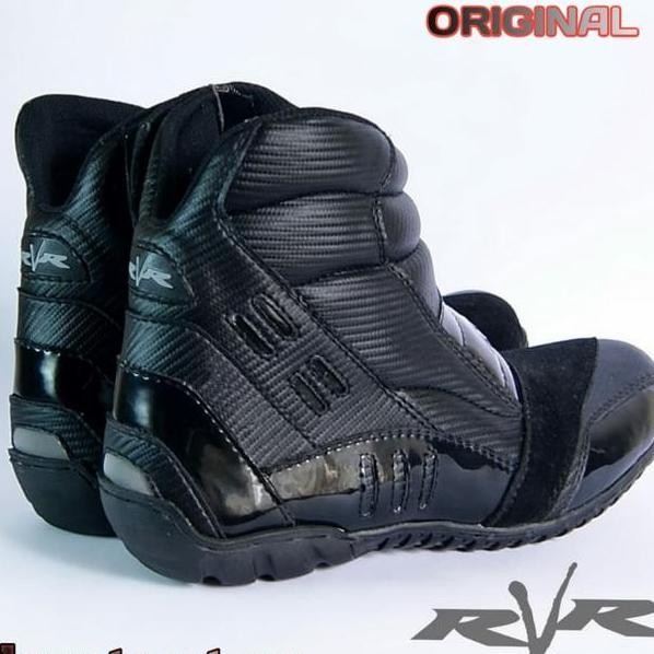 Jual Hmrv4 Sepatu Motor Rvr Rush Hitam V2 Touring Boot Pria Dewasa ...