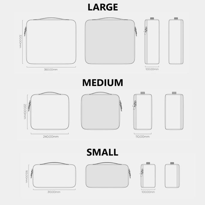 Jual Alpaka Packing Cube Collection (Clothes, Shoes, Toiletries, and ...