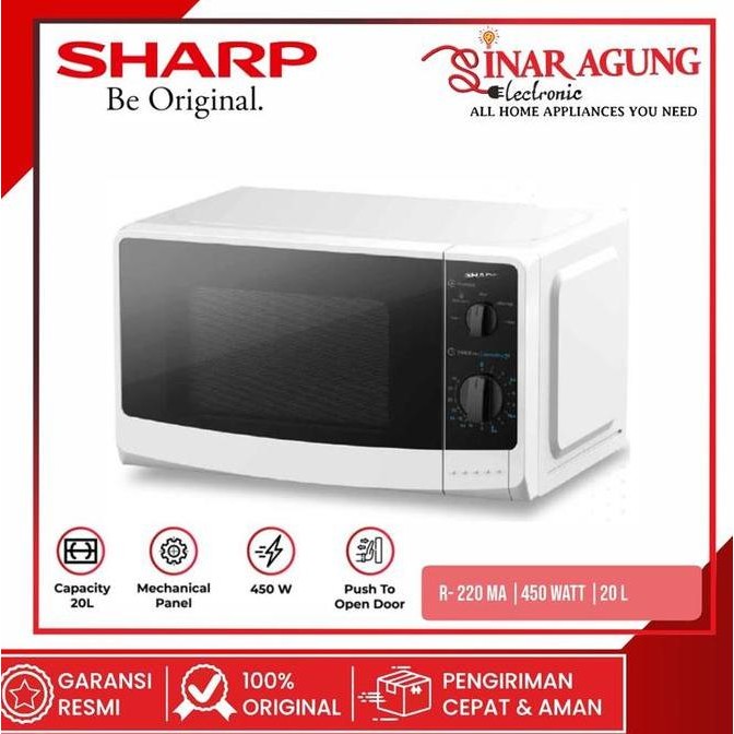 Jual NEW SHARP OVEN MICROWAVE R-220MA / R220MA / R 220MA ( 450 WATT 20 ...