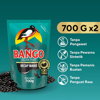 Bango Kecap Manis Refill 700g x2