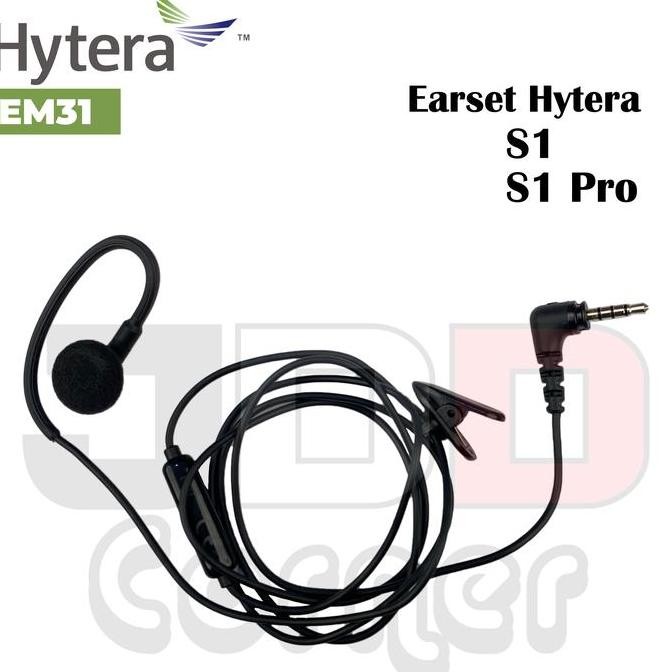 Jual Earset Ht Hytera S1 Pro Em-31 Jack 3,5 Mm Original Em31 Hyt-S35 ...