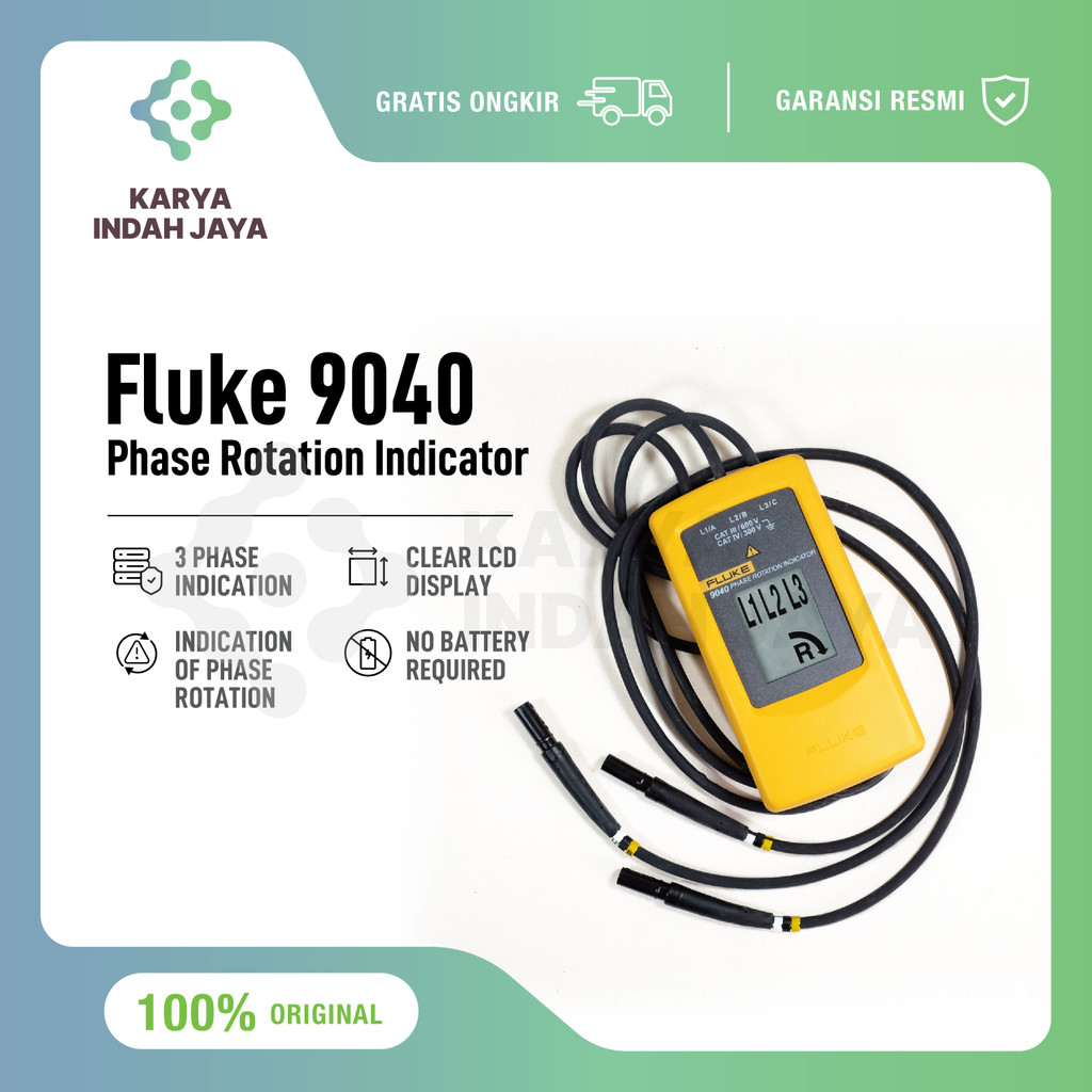 Jual Fluke 9040 Phase Rotation Indicator | Shopee Indonesia