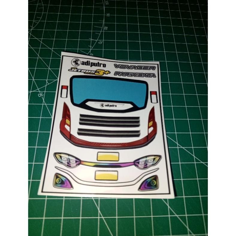 Jual Hj-64 Stiker Headlamp Miniatur Bus Jb3 Dan Jb5 | Shopee Indonesia