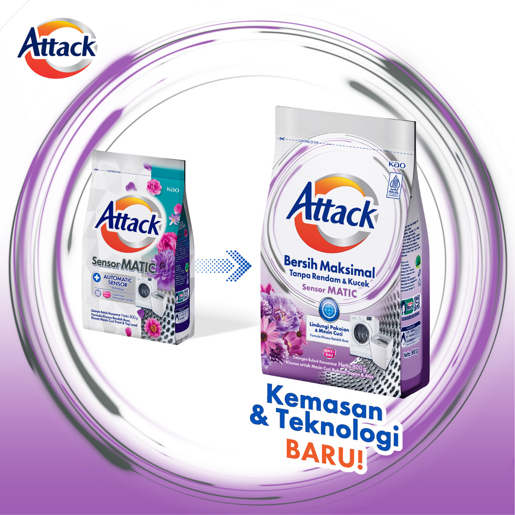 Jual Attack Sensor Matic Deterjen Bubuk Semua Jenis Mesin Cuci 800 gr ...