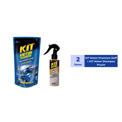 Jual PAKET KIT Motor Premium Doff + KIT Motor Shampoo Pouch | Shopee ...