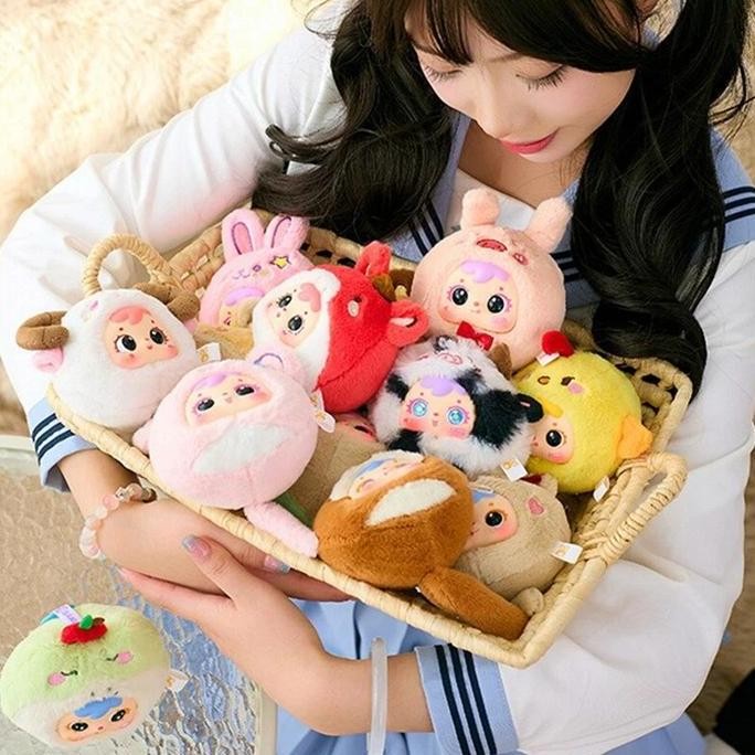 Jual Promo Samuel Mini 12 Zodiac Shio Plush Pendant Blind Box Series ...