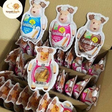 Jual funimal biscuit stick with dipping sauce kartonan isi 30 pcs bisa ...