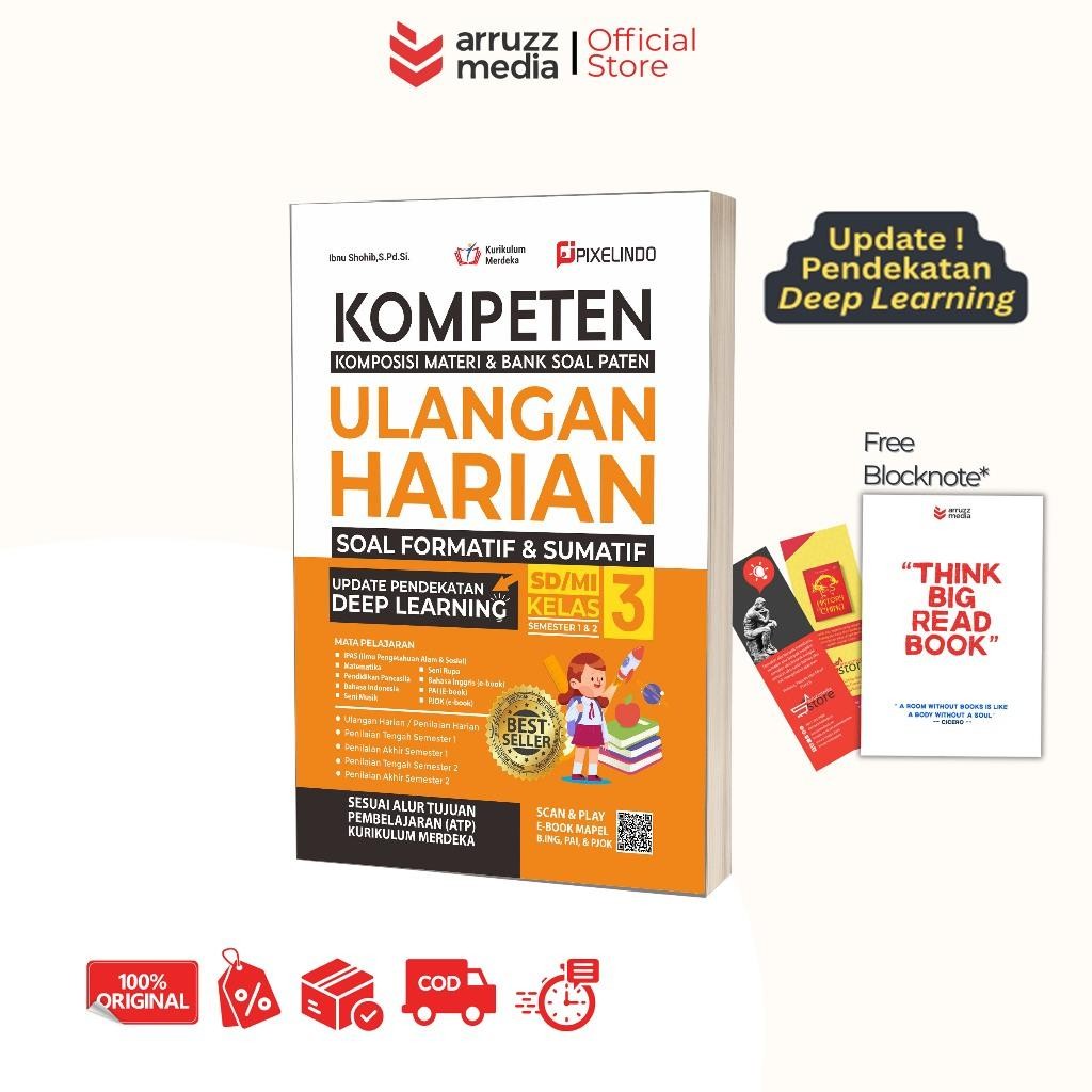 Jual Buku Kompeten Ulangan Harian Kurikulum Merdeka Kelas 3 Sd/Mi ...