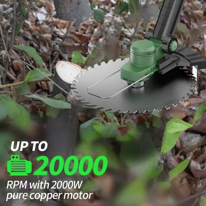 Jual Tanzu 21V Lawn Mower Brushless Mesin Potong Rumput Mesin Pemotong ...