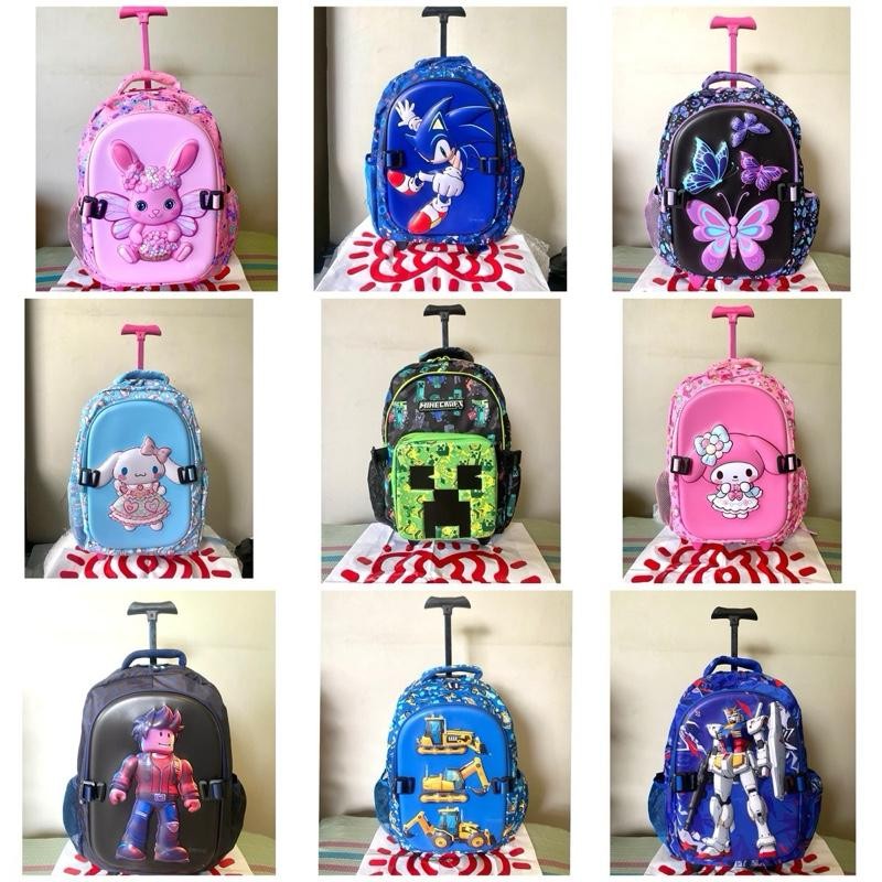 Jual NEW TROLY SEKOLAH SD ORIGINAL SMG MOTIF2 TERBARU FREE PAPER BAG ...