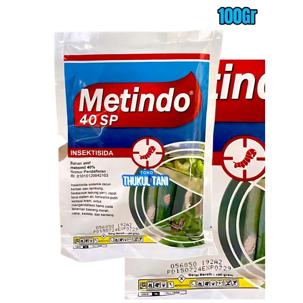 Jual Insektisida Metindo 100Gram Metomil 40SP Obat Kontak Sistemik ...