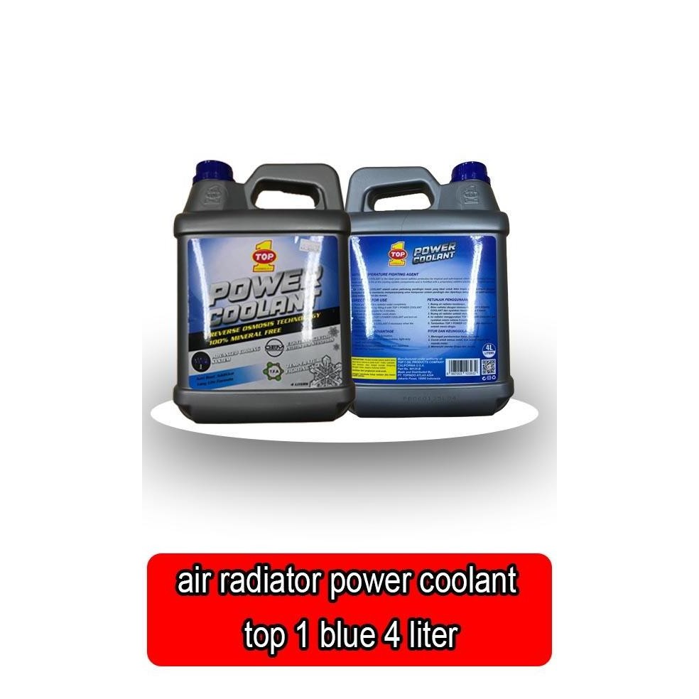 Jual Asli Air Radiator Power Coolant TOP 1 Blue 4L - 68612 Original ...