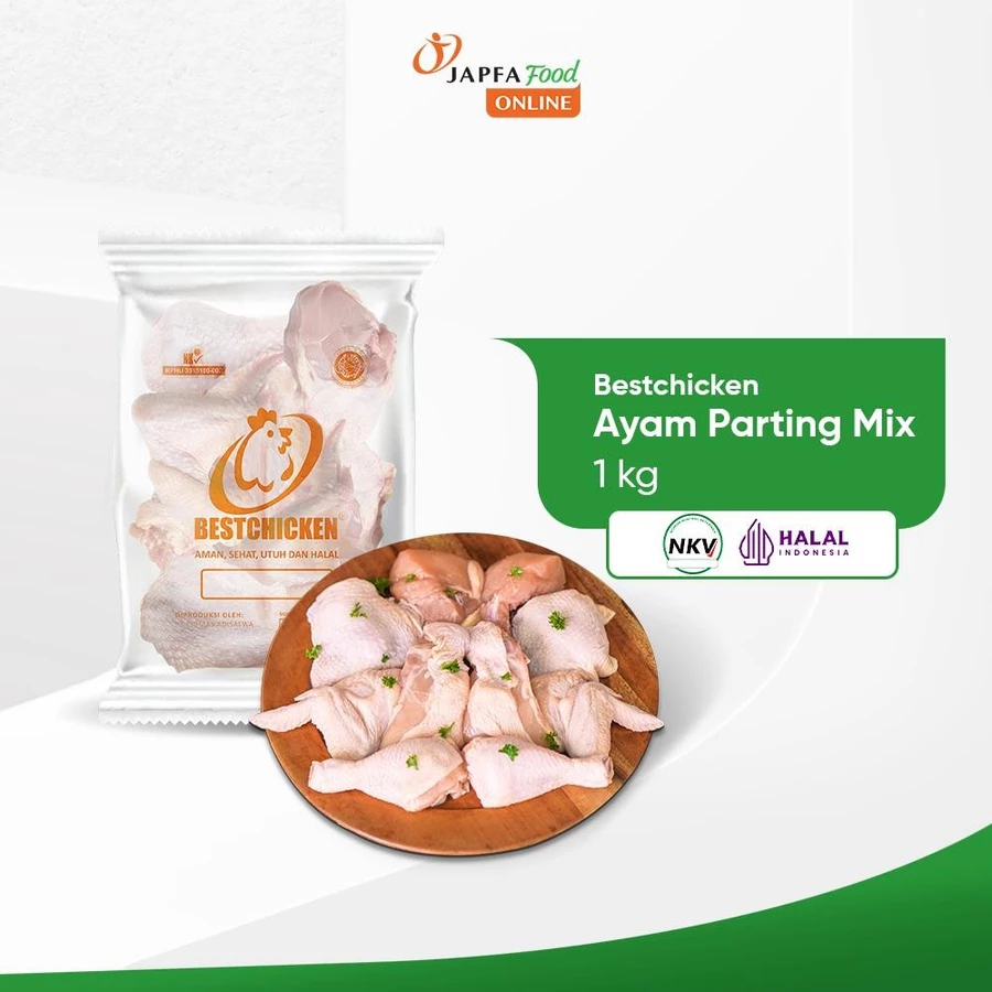 Bestchicken Daging Ayam Potongan Campur 1 Kg / Cut Up 1000 gr