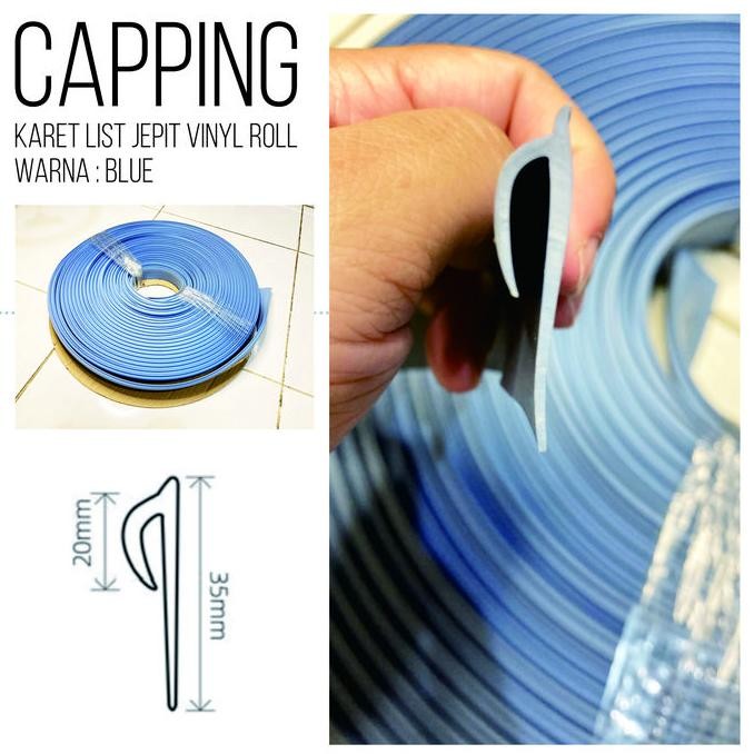 Jual CAPPING KARET VINYL ROLL/CAPPING LIST PENJEPIT VINYL ROLL ORIGINAL ...