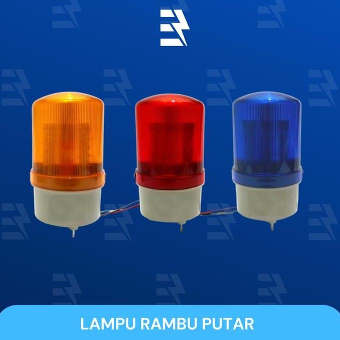 Jual Lampu Rambu Putar Ac Dc / Lampu Rotator Putar Merah / Biru ...