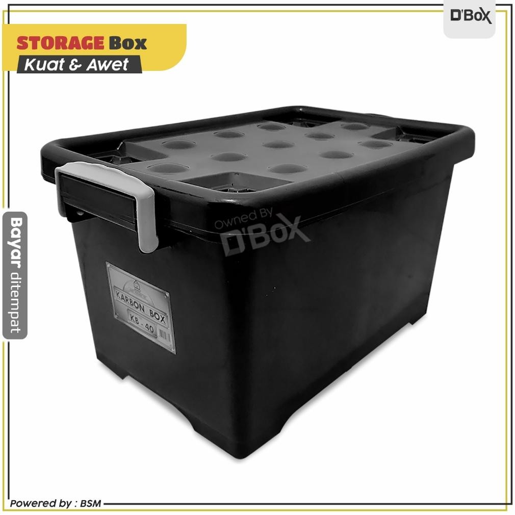 Jual BSM Container Box 35 Liter Kotak penyimpanan Anti Pecah Serbaguna ...