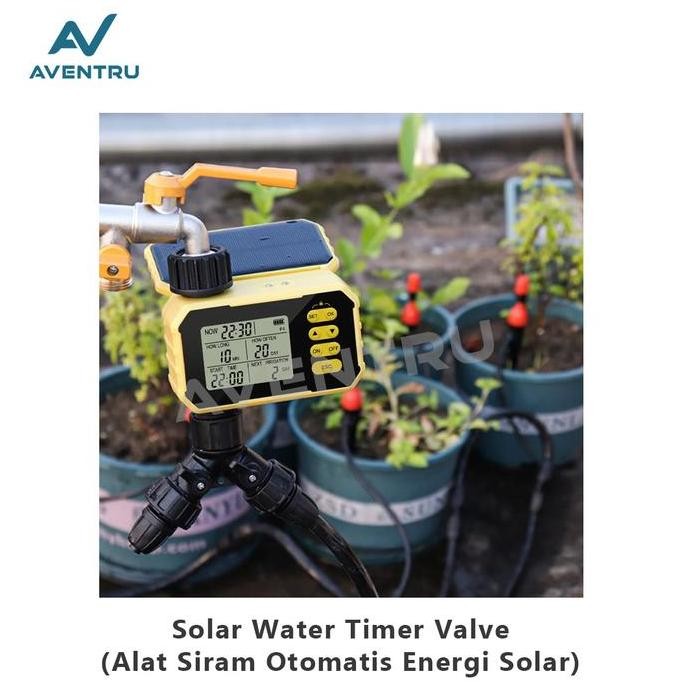 Jual BEBAS ONGKIR - Smart Solar WiFi Automatic Water Timer System Kran ...