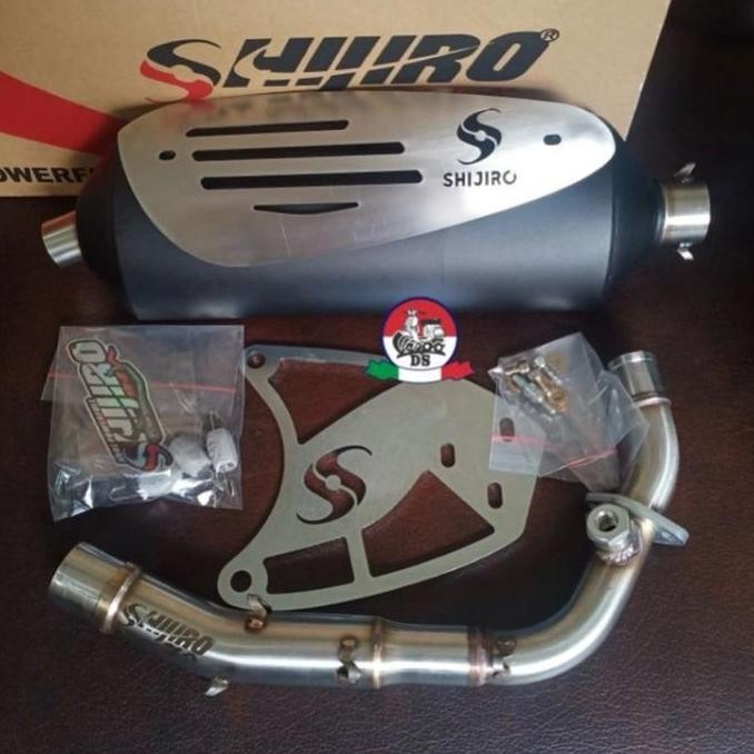 Jual Knalpot Shijiro Standar Racing Vespa Sprint Primavera S LX LXV ...