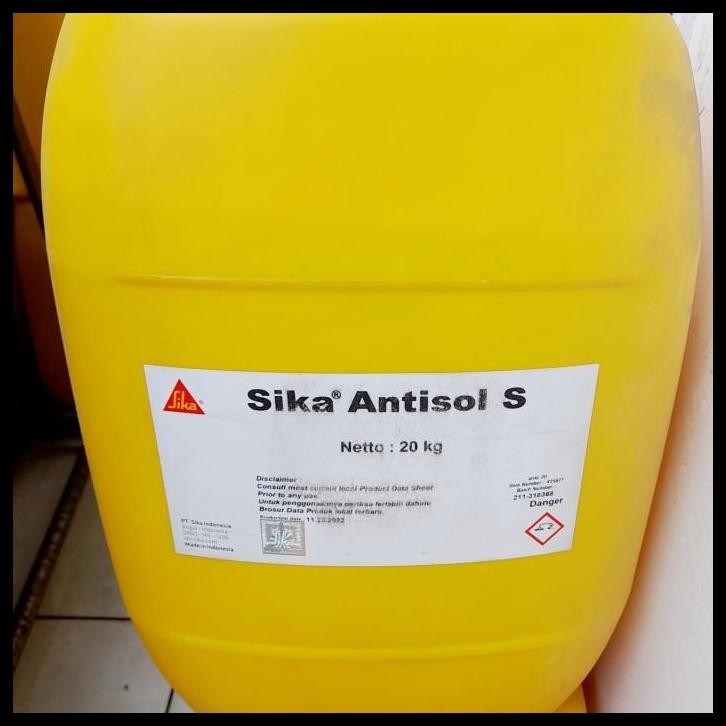 Jual TERBARU SIKA ANTISOL S 20 LITER / CURING COMPOUND /SIKA ANTISOL S ...
