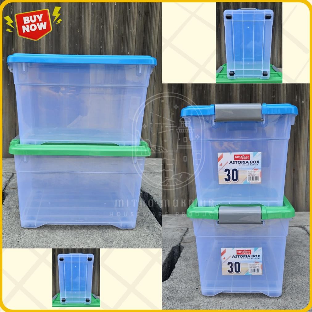 Jual Kontainer Box Roda 30 45 55 Liter Basic Home Lion Star Container ...