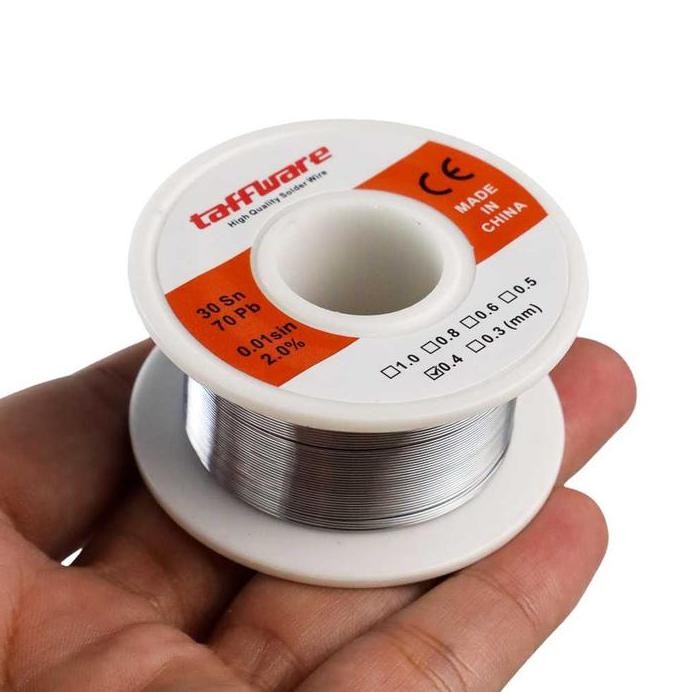Jual ready !!! Kawat Timah Solder 50gr 0.4mm 60 Sn Tin Soldering 40 Pb ...