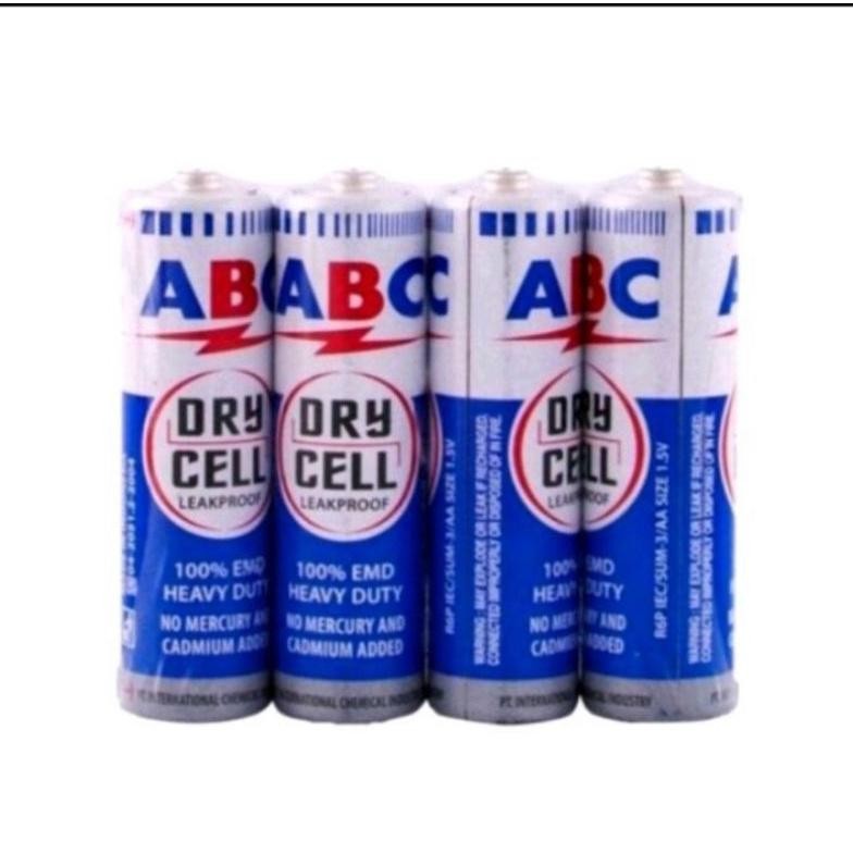 Jual (12 pcs) Baterai ABC / Tipe R6S AA 1.5V Batu Batre Battery Dry ...